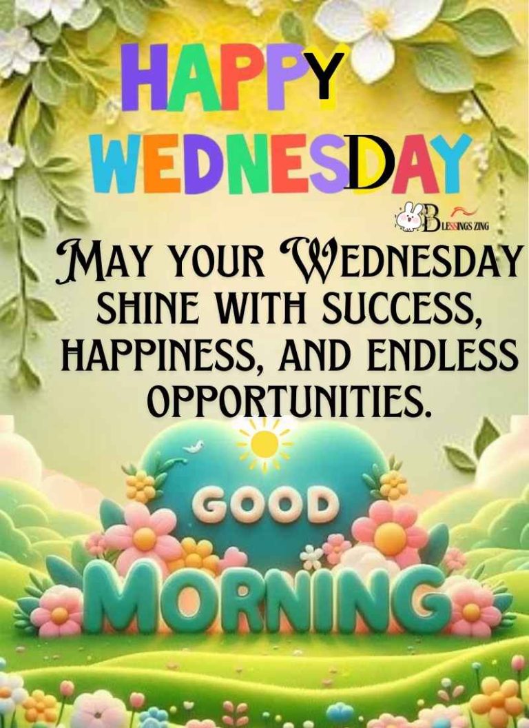 Top 10 Wednesday Blessings for a Successful and Blessed Day